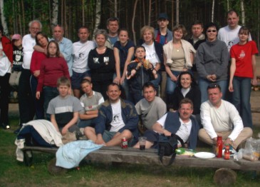 Gracze, rodziny i goście w komplecie